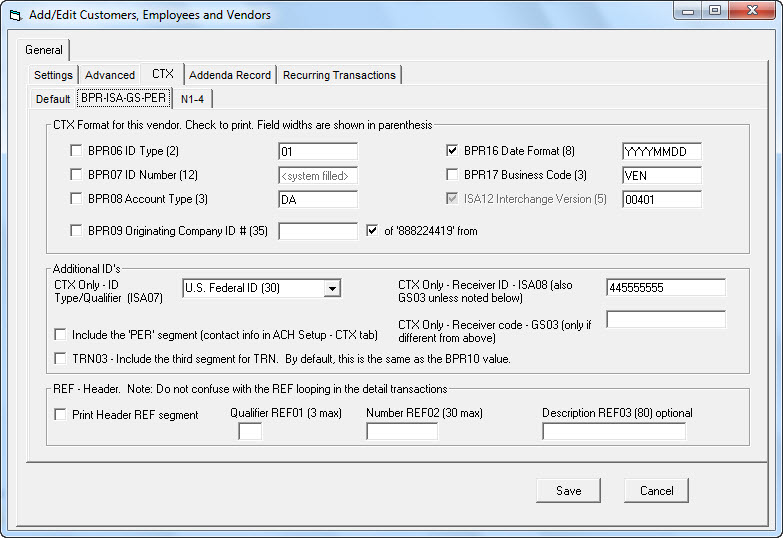 ach ctx edi creation ctx file format