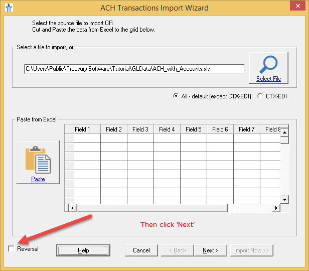 ACH Reversals with ACH Universal