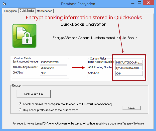ACH Universal Security