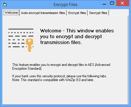 Encrypt files