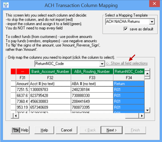 Mapping template 4