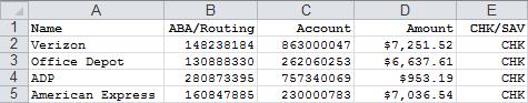 ACH File Creation and Conversion