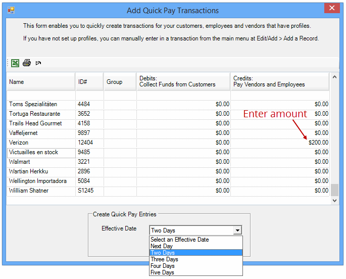 Profile Based Ach Transactions With Ach Universal Profile Based Ach Transactions With Ach Universal