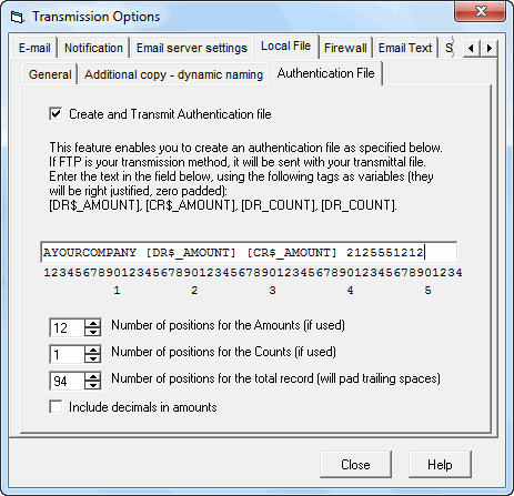 authenticationfile