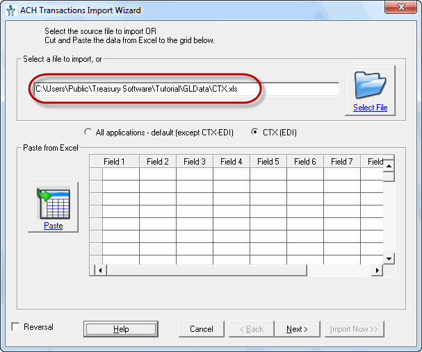 XMLImportFile