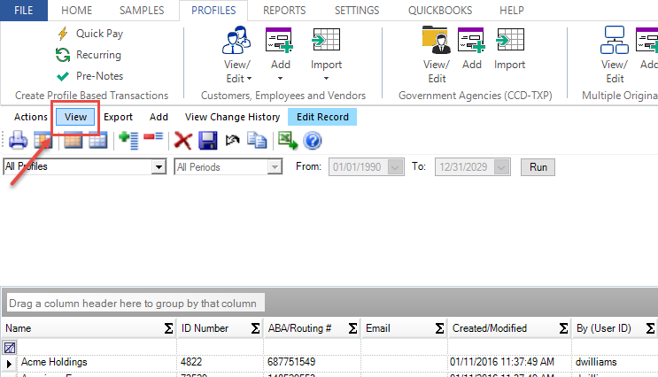 To view full account