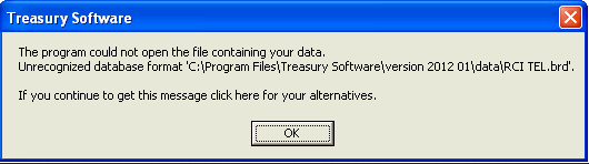 Desktop corrupt error
