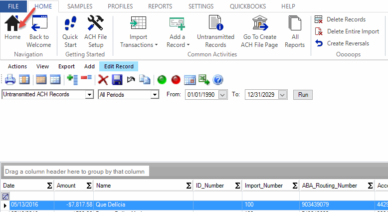 Home House red arroe
