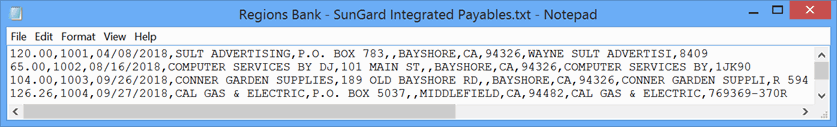 Integrated payables