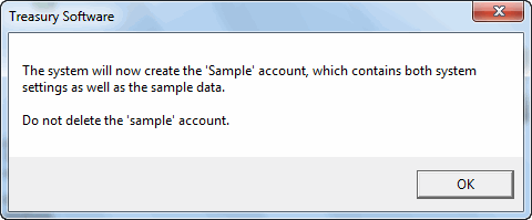 Never delete Sample account