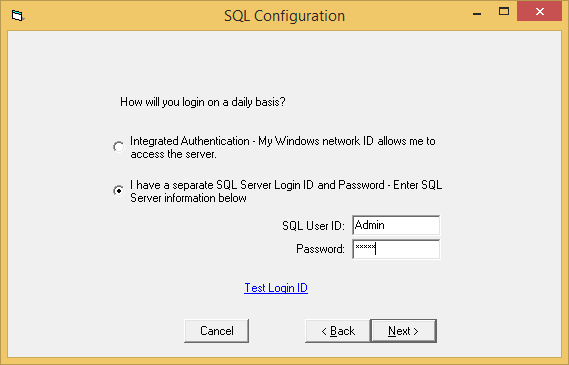 SQL Server login