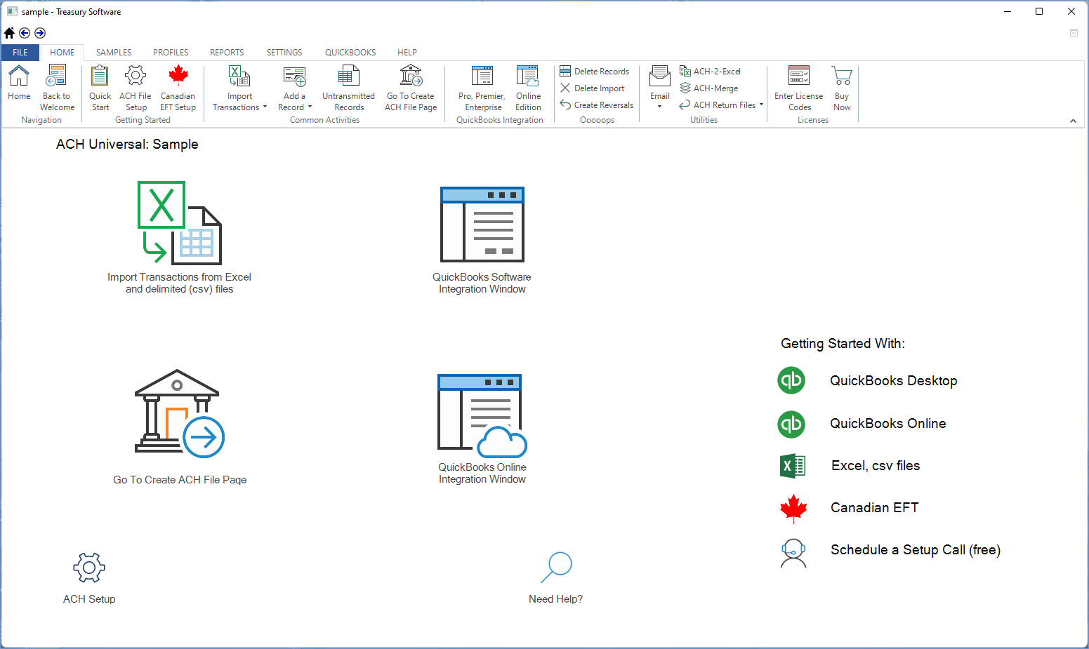 Create ACH Files easily