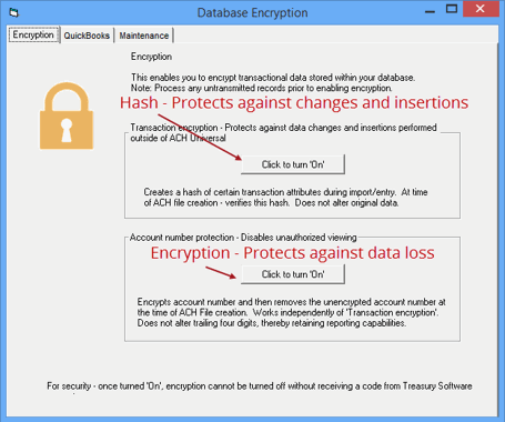 database encryption