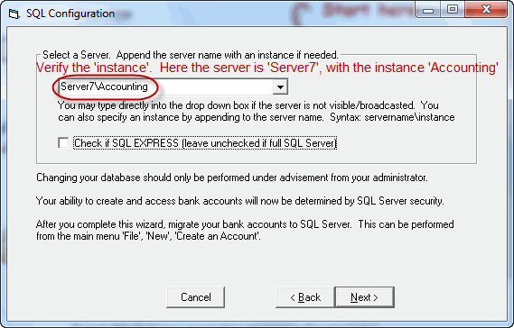 SQL-Instance