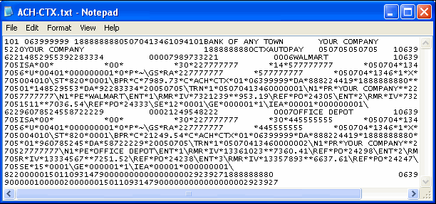 Remittance report sample Remittance report sample